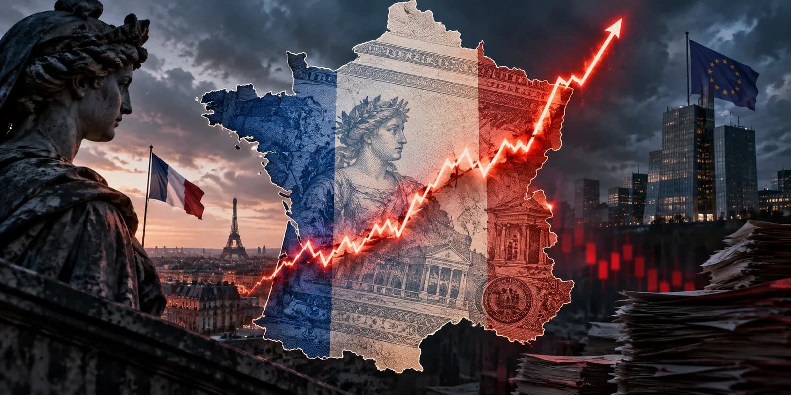 Why is France paying more to borrow?